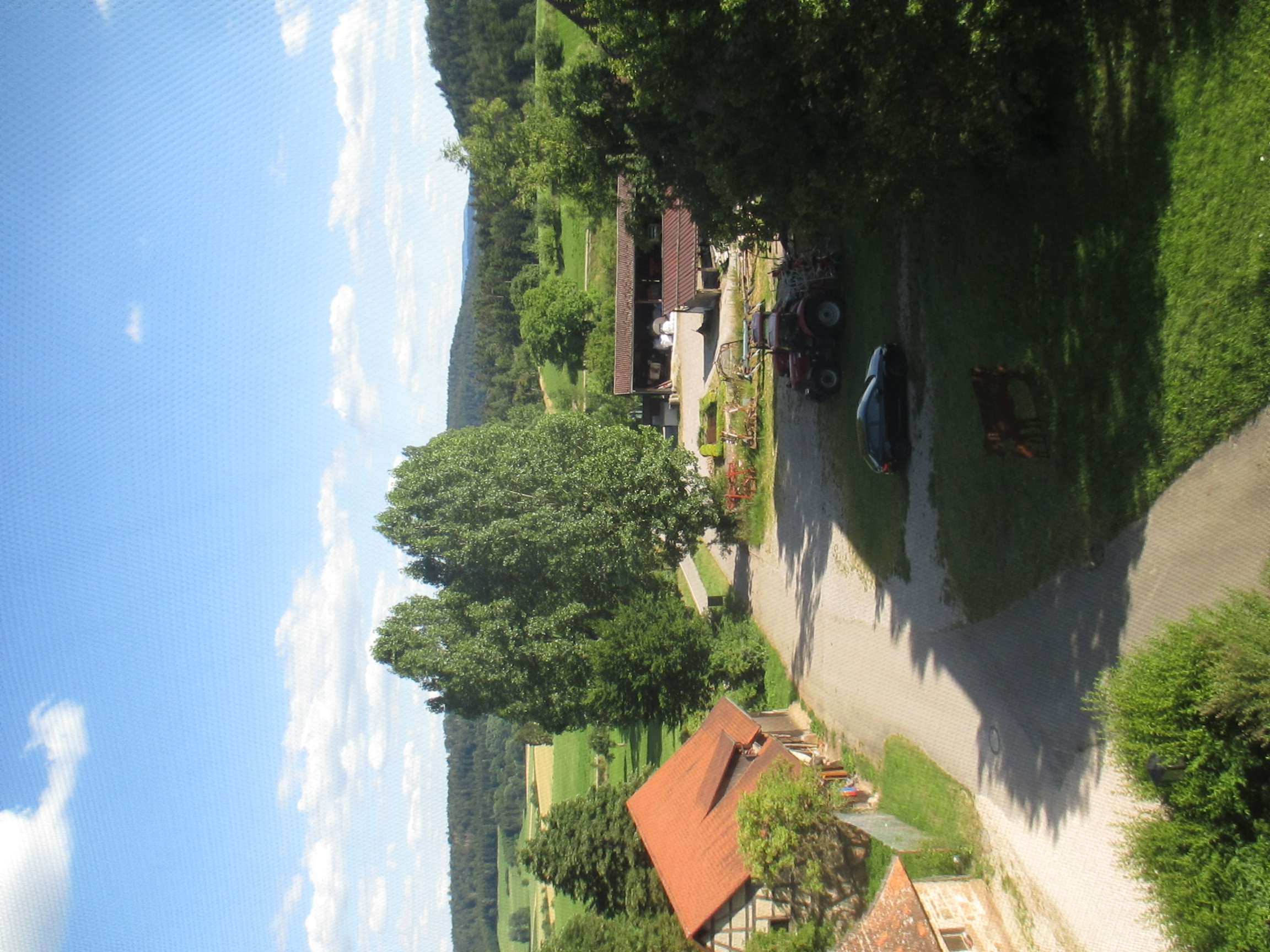 Ausblick auf den Hof